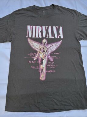 Nirvana In Utero Band T-Shirt Size L
